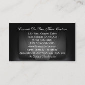 Majikdewの美容師のサロンのプロフェッショナル3.5" x 2.0 名刺 (裏面)