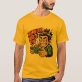 MAJNON MODE ON – Funny Gamer with 8‑Ball T Tシャツ (正面)