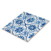 Majolica，青いタイル，シチリアのタイル，セラミックタイル タイル (側面)