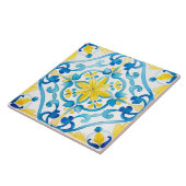 Majolica,青いタイル,シチリアのタイル,セラミックタイル タイル (側面)