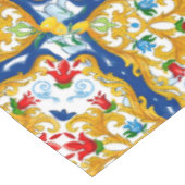 Majolica,Sicilian style,lemons   テーブルクロス (アングル)