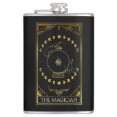 Major Arcana The Magician Tarot Card フラスク (正面)
