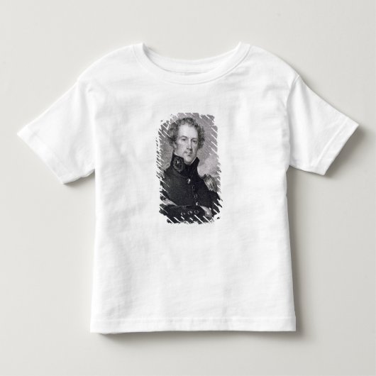 Major GeneralアレキサンダーMacomb (1782-1842年)、engrav トドラーTシャツ (正面)