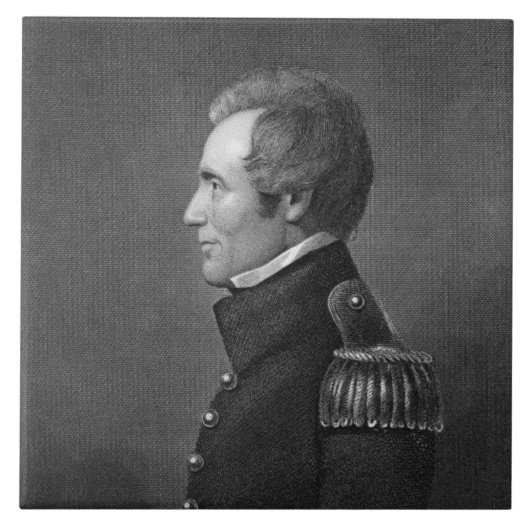 Major GeneralエドマンドペンドルトンGaines (1777-1849年) タイル (正面)