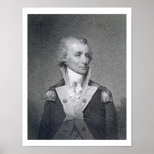 Major GeneralトマスSumter (1734-1832年)はbを刻みました ポスター