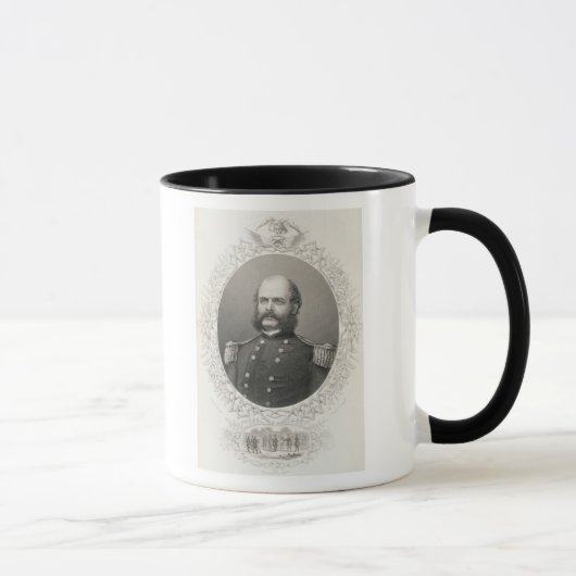 Major General Ambrose Everett Burnside マグカップ (右)