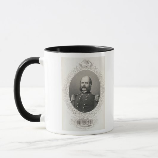 Major General Ambrose Everett Burnside マグカップ (左)