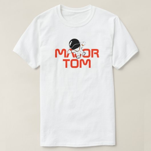 Major tom tシャツ (デザイン正面)
