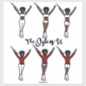 Majoretteクイックチェンジスタンプ(さくらんぼ/Blueberry) シール (シート)