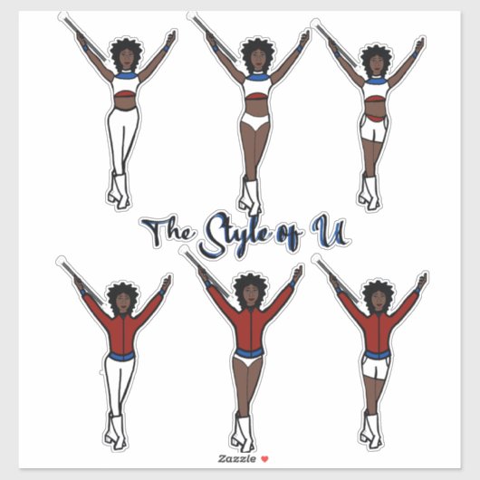 Majoretteクイックチェンジスタンプ(さくらんぼ/Blueberry) シール (シート)