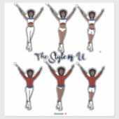 Majoretteクイックチェンジステッカーさくらんぼ/ブルーベリー2 シール (シート)