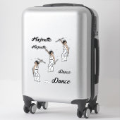 Majoretteステッカー(ホワイトダイヤモンド2) シール (スーツケース)