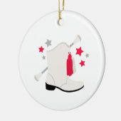 Majoretteブーツ セラミックオーナメント (左)