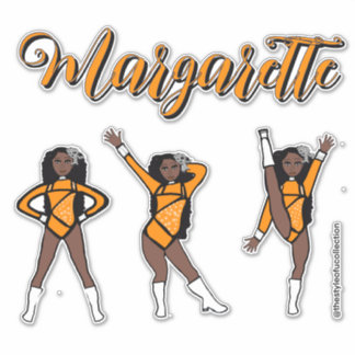 Majorette トリポーズ / オレンジダイヤモンド #1 シール