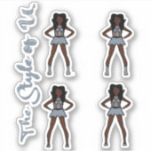 Majorette / Dancer Stickers Overcast シール (正面)