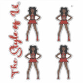 Majorette / Dancer Stickers Strawberry #2 シール (正面)
