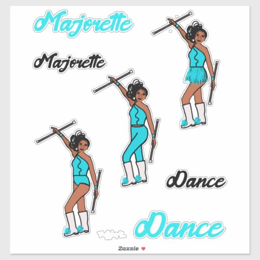 Majorette Quick Changeスタンプ(Marine) シール (シート)