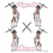 Majorette Quick Change Stickers (Pink Spark) シール (正面)