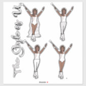 Majorette Sparkleステッカー(アイス2 ) シール (シート)