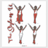 Majorette Sparkle Stickers (Fire 2) シール (シート)