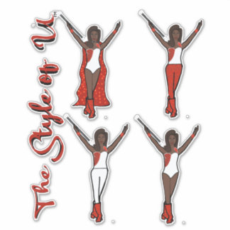 Majorette Sparkle Stickers (Fire 2) シール