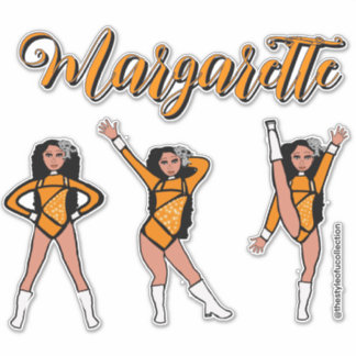 Majorette Tri-Pose / オレンジダイヤモンド #2 シール