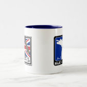 MajorLeagueのカーフィルか不信心なコーヒー・マグ ツートーンマグカップ (中央)