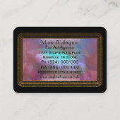 Majoyne Berlaineのバロックのプロフェッショナル 名刺 (裏面)