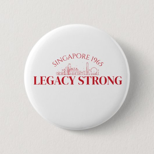 Majulah Singapura 記念のお祝い 缶バッジ (正面)