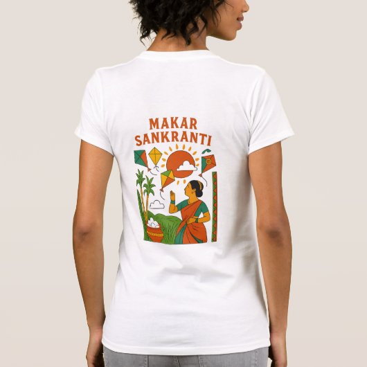 MakarSankranti Tシャツ (裏面)