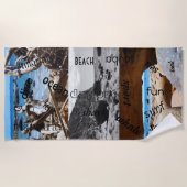 makatuのビーチの美しいニュージーランド ビーチタオル (正面)