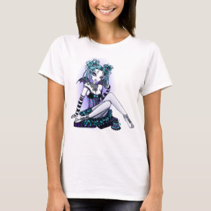 "Makayla"のゴシック様式オートクチュールのお茶会の妖精のタンクトップ Tシャツ