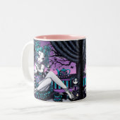 "Makayla"のゴシック様式オートクチュールのお茶会の妖精のマグ ツートーンマグカップ (正面左)