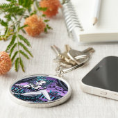 "Makayla"のゴシック様式オートクチュールの妖精Keychain キーホルダー (側面)