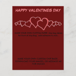 MAKEカスタム紙チップバッグラベル