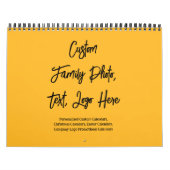 Makeカスタム Calendar、パーティー・グリッドスタイル カレンダー (カバー)