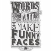 Make顔 シール (正面)