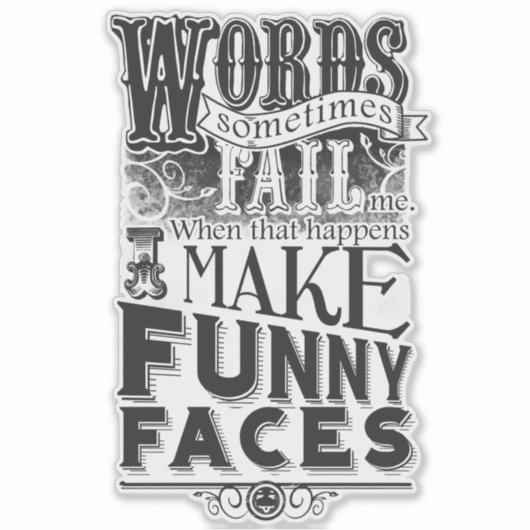 Make顔 シール (正面)