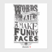 Make顔 シール (シート)