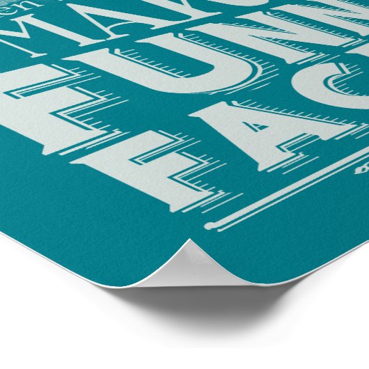 Make顔 ポスター (角)