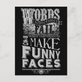 Make顔 ポストカード