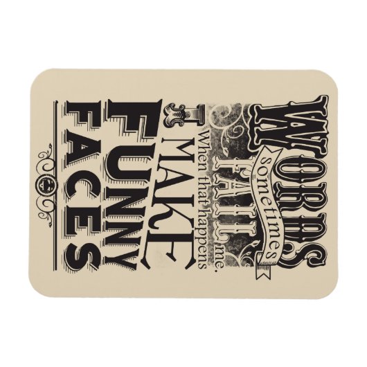 Make顔 マグネット (横)