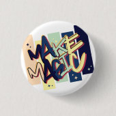 Make魔法 缶バッジ (正面)