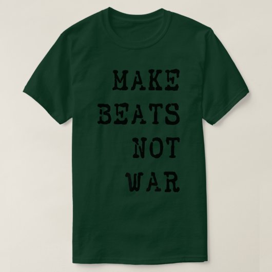 Make ビートNot War Rave MusicフェスティバルRavers1673 Tシャツ (デザイン正面)