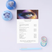 Make モダン Up Photoグリッターサロン価格表 チラシ (シングル)