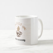 Make 2025 Epic Good Morning コーヒーマグカップ (正面右)