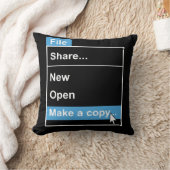 Make a Copy Computer Science クッション (ブランケット)