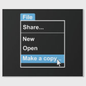 Make a Copy Computer Science ラッピングペーパー (フラット)