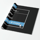 Make a Copy Computer Science ラッピングペーパー (アンロールド)