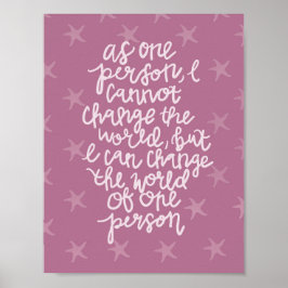 Make a Differenceプリント ポスター